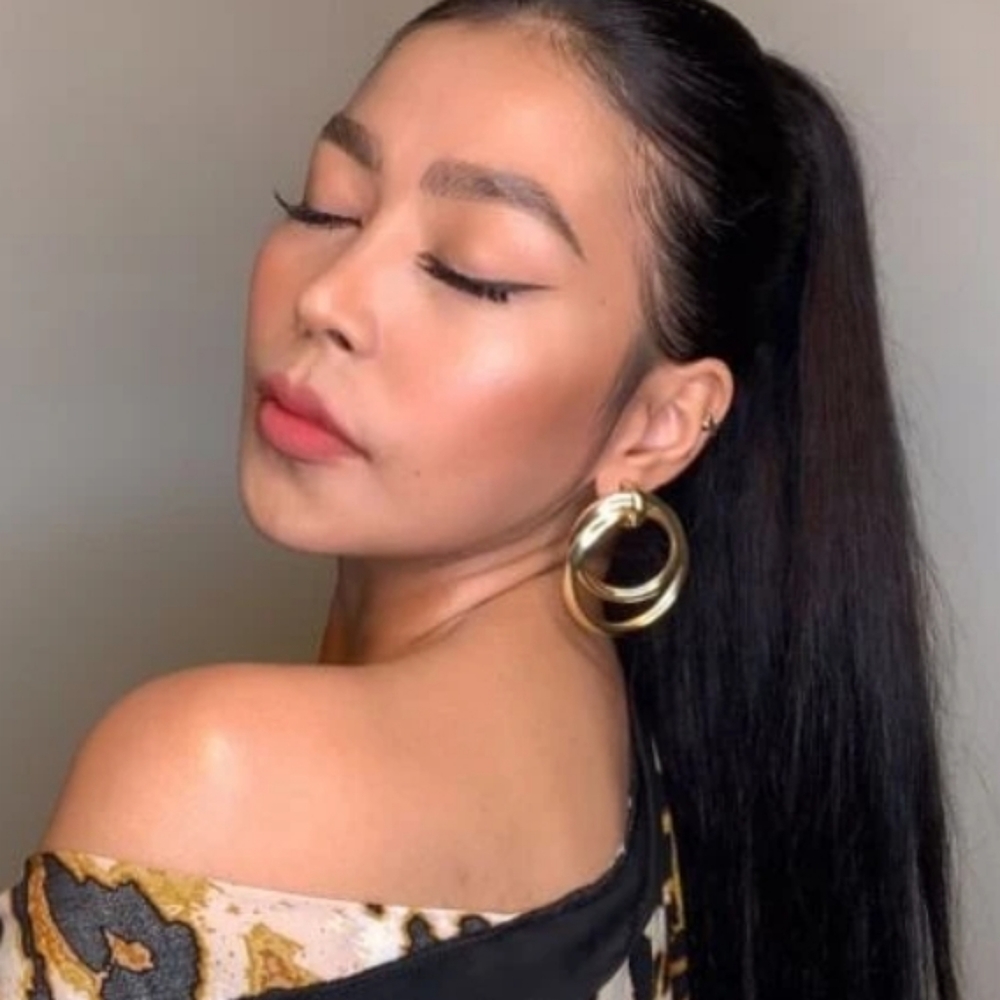 DOUBLE HOOP EARRING